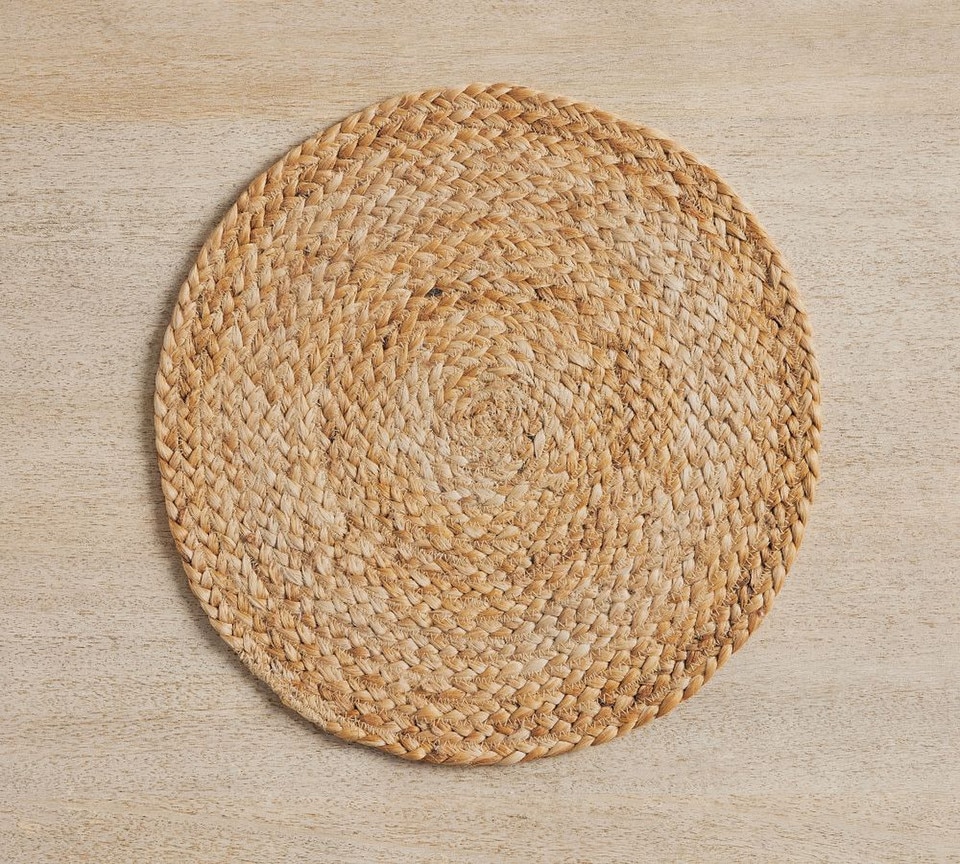 Colton Jute Round Placemats Pottery Barn Australia